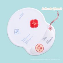 High Quality Custom Simple Logo Silicone Gel Wrist Support MousePad